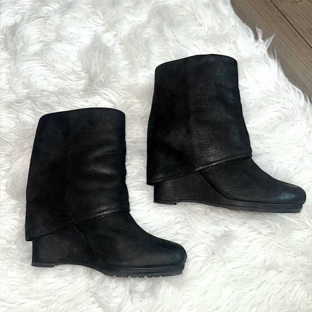 Prada sport fold over bootie